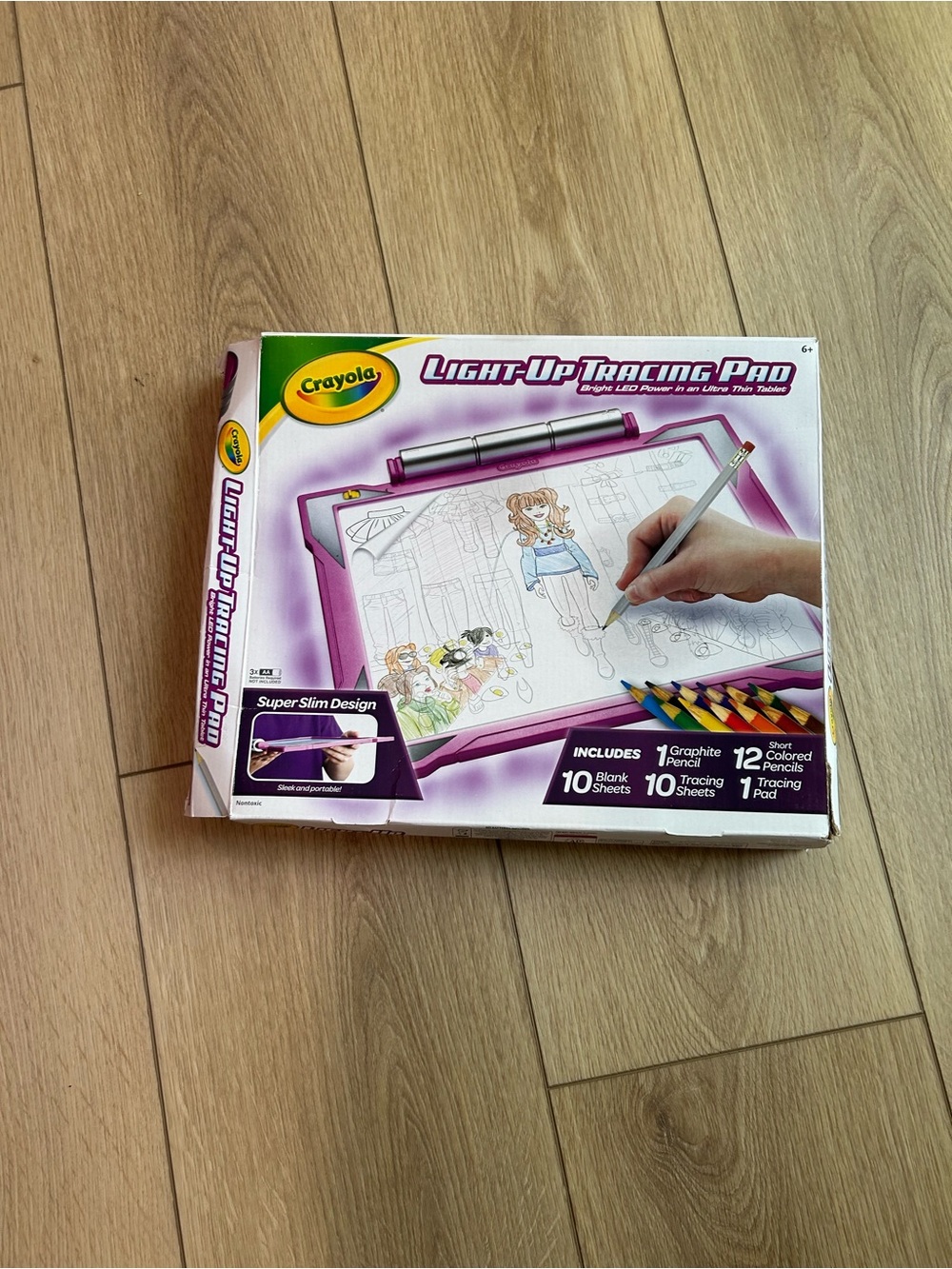Crayola Light-Up Tracing Pad in Purple and White